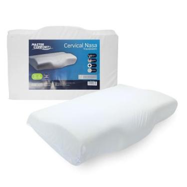Imagem de Kit 3 Travesseiro Nasa Cervical Anatômico Viscoelástico Ortopédico - M