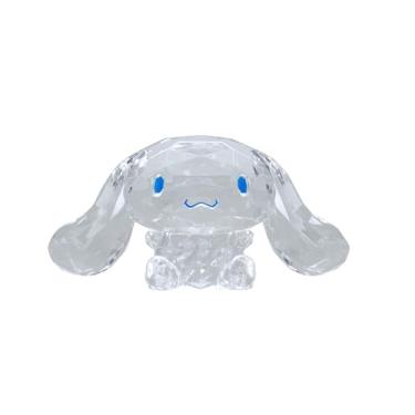 Imagem de Enesco FACETS Sanrio Cinnamoroll Estatueta em miniatura com pose sentada, 5 cm, transparente