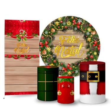 Imagem de Trio Capas Cilindro + Painel Redondo + Lateral Natal (K2NAT0039)