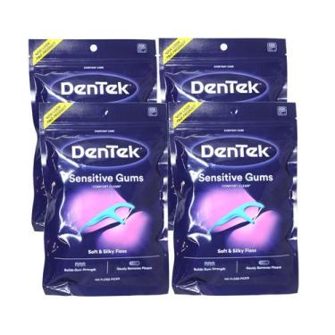 Imagem de Pacote Floss Picks DeTek Comfort Clean Fresh Mint 150x4 - DenTek