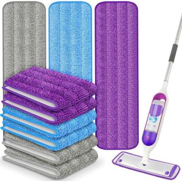 Imagem de Pacote de 9 recargas Mop Pads compatível com Swiffer PowerMop - UMAYCO