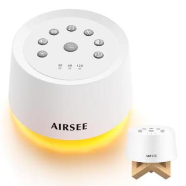 Imagem de Máquina de som de ruído branco AIRSEE 31 Soothing Sounds 2000mAh