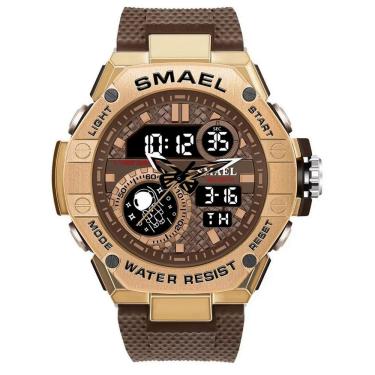 Imagem de Relógio esportivo masculino 50m à prova d´agua  digital esportivo analógico