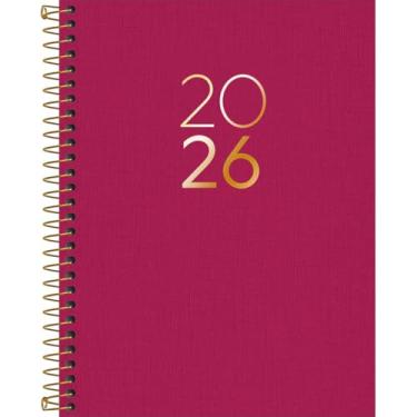 Imagem de Tilibra - Agenda Executiva Espiral Diária 17,7 x 24 cm Lume 2026 - Pink