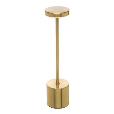 Imagem de Luminária de Mesa Led 3 Tons Usb Cosmos 8 x 35 cm Dourada Wolff