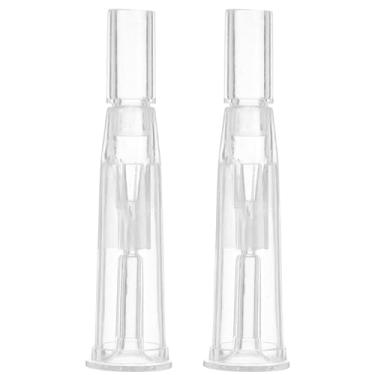 Imagem de Yardwe 2 peças, bocal de fonte, tubulação de tanque de peixes, conectores de tubulação de linha aérea, bocal de mangueira de jardim transparente