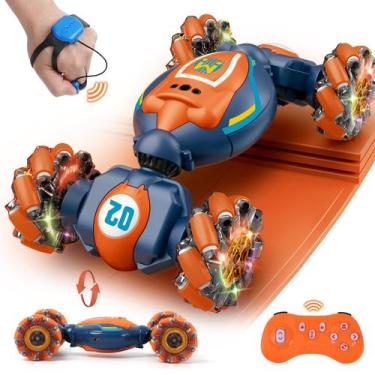 Imagem de Brinquedos RC Stunt Car QXHOL Gesture Sensing 4WD para meninos de 6 a 