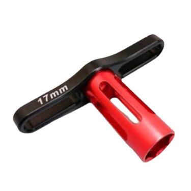 Imagem de oshhni Chave de porca de roda RC de 17 mm, chave de manga para pneu de carro RC, ferramenta para porca de roda de 1/8