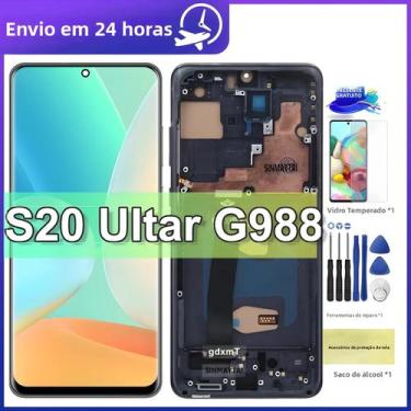 Imagem de Tela LCD Samsung S20 Ultra Com Moldura E Conjunto De Digitador Touch P