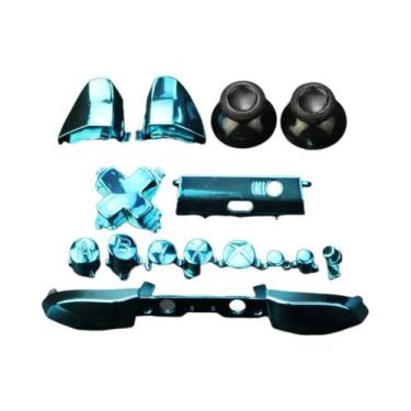 Imagem de Conjunto Completo De Botões Cromados Para Controle Xbox One S Slim Dpa