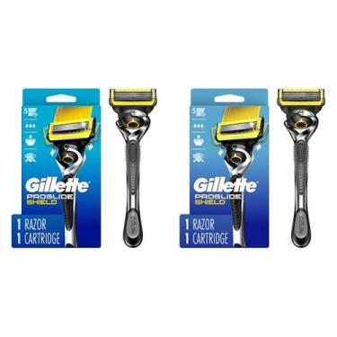 Imagem de Cabo de barbear + 1 refil de lâmina Gillette ProGlide Shield Masculino