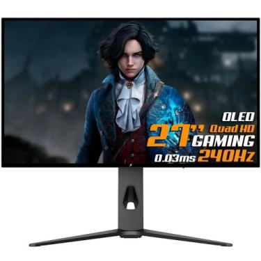 Imagem de Monitor Gamer SuperFrame Cyber 27" OLED QHD 240Hz 0.03ms HDR