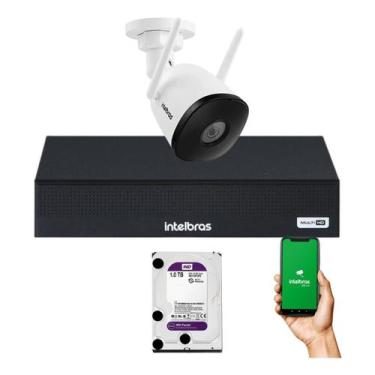 Imagem de Kit Câmera de Segurança WiFi para Monitoramento Remoto com DVR Multi H