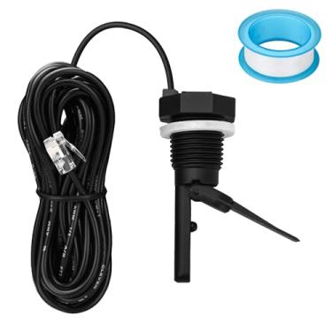 Imagem de Baomain Interruptor de fluxo de piscina de 15 m, rosca de 1,27 cm para sistema de sal Hayward, célula de sal Hayward adequada e gerador de cloro, interruptor de sensor de fluxo de piscina