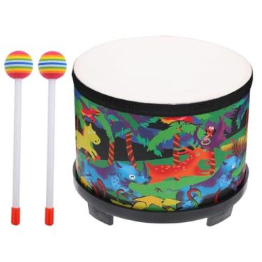 Imagem de Rrlihjgu Bateria Infantil | Kit De Bateria De 20 Cm Para Bebés - Brinquedo Sonoro Educativo Sensorial com 2 Baquetas para Crianças Meninas Meninos Natal