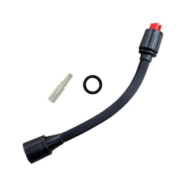 Imagem de Generic Haste de extensão do pulverizador, bico de pulverização de bomba de jardim, haste de extensão dobrável, substituição para plantio, limpeza externa, Preto