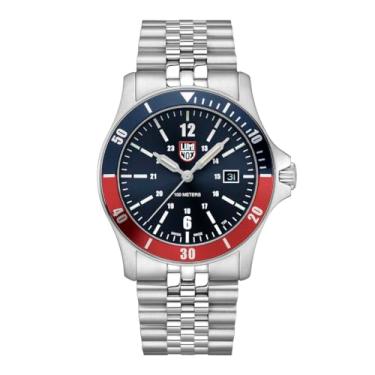 Imagem de Luminox - Relógio masculino - temporizador esportivo série 0910 42 mm - relógio esportivo masculino - quartzo suíço - resistente à água 100 m - cristal de safira antirreflexo - caixa de aço inoxidável