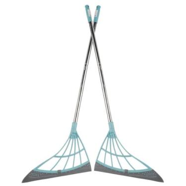 Imagem de Kit 2 Mop Rodo Mágico Esfregão Multiuso Lava Seca Limpeza Fácil Limpa 