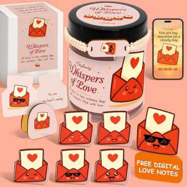 Imagem de Stofinity Jar Of Love Notes For Him Her - Presentes de Natal 2025 para homens e mulheres, presentes de aniversário exclusivos para namorado namorada, ideias de presente romântico para casal para