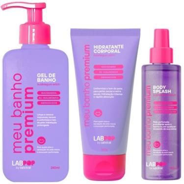 Imagem de Kit Sabonete Liquido Com Hidratante e Body Splash Bubblegum Witch Labo