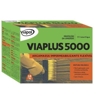 Imagem de Argamassa Impermeabilizante Flexivel Viaplus 5000 - Viapol
