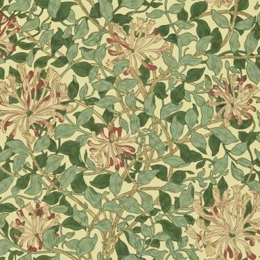 Imagem de VEELIKE William Morris Papel de parede floral vintage madressilva para banheiro quarto 17,7 x 118 '' papel de parede autoadesivo pré-colado papel de parede floral para gavetas de armários