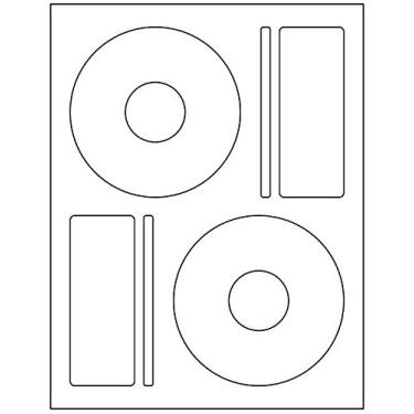 Imagem de Etiquetas de CD/DVD compatíveis BESTeck 200 Memorex. Grande estilo central. Total de 200 etiquetas com coluna e estojo. Compare as etiquetas Memorex com acabamento fosco. Funciona em impressoras a laser e a jato de tinta.