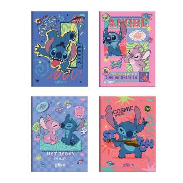 Imagem de Caderno brochurão universitário 1x1 80fls Stitch Foroni