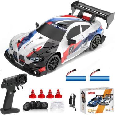 Imagem de Carro RC Drift KAIMIO 1:24 Scale 4WD 2,4 GHz 30 KM/H com luzes LED