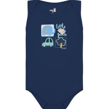 Imagem de Body regata bebe 13543 kiko e kika - Kiko baby, Marinho, G