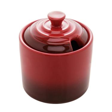 Imagem de Açucareiro Cerâmica 9X10Cm Retrô Vermelho - Wolff