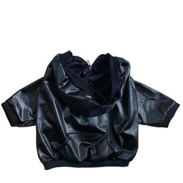 Imagem de Blusa Pet com Capuz Tecido Cirrê  Roupinha Para Cachorro Pequeno a Méd