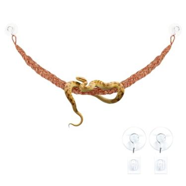 Imagem de Corda de escalada de cobra, brinquedos de escadas de cobras, suprimentos de enriquecimento de cobras, acessórios de tanque de répteis pequenos, brinquedos de escalada de répteis para bola, Python