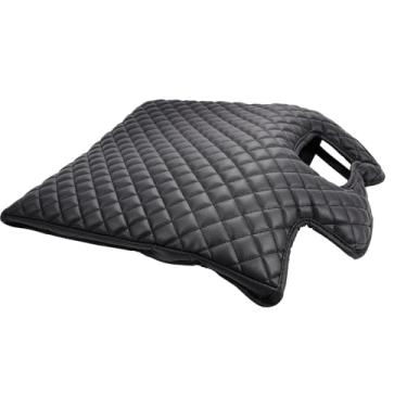 Imagem de HRepair Capa de apoio de braço para console central serve para Ford F250 F350 F450 1999-2010 assento de salto, capa de console do meio, antiarranhões - preto