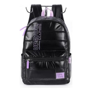 Imagem de Mochila De Costas Meninas Efeito Metalizado Puffet Up4You