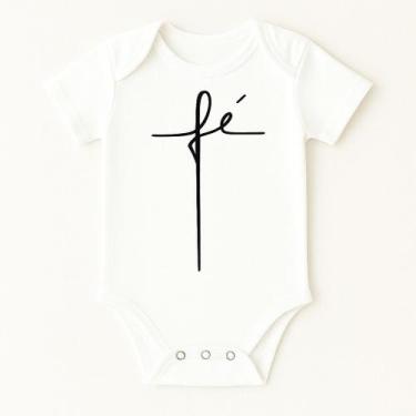 Imagem de Body Personalizado Bebê Fé - Baby da Moda