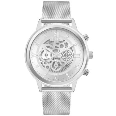 Imagem de Relógio Euro Feminino Delux Prata - Eujs25al/4k