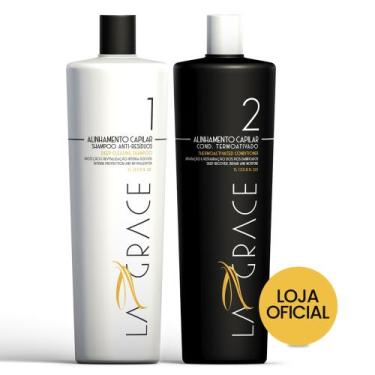 Imagem de Progressiva La Grace - Shampoo + Máscara 1L - Portier