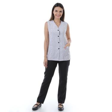 Imagem de Kit com 2 Conjuntos Estampados  de Calça e Colete  em Algodão para Dom