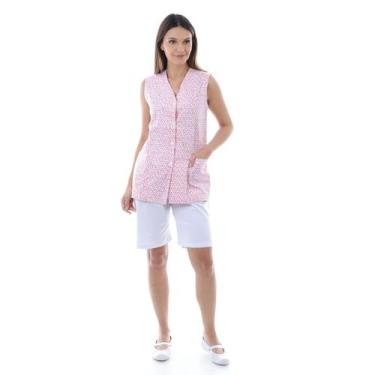 Imagem de Kit com 2 Conjuntos Estampados  de Bermuda  e Colete  em Algodão na co