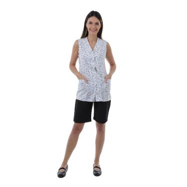 Imagem de Kit com 2 Conjuntos Estampados  de Colete e Bermuda em Algodão para Do