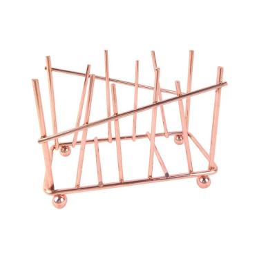 Imagem de Porta Guardanapo em Metal Cobre Rose Gold 12cm ZL0004 BTC