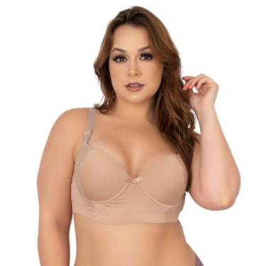 Imagem de Sutiã Bojo Alça Reforçado Microfibra WLS Modas Básico Confortavel Moda