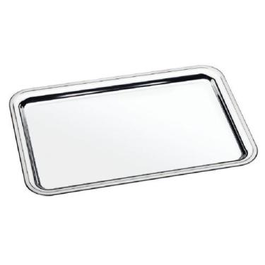 Imagem de Bandeja Retangular Aço Inox Buena Tramontina 61712/480, Inox