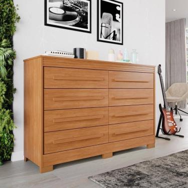 Imagem de Cômoda Porto 8 Gavetas Cinamomo