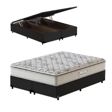Imagem de Cama Box Baú com Colchão de Espuma D33 Probel ProEvidence Plus Queen 158cm