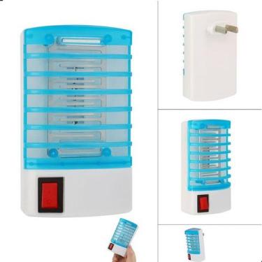 Imagem de Luminária Elétrica Abajur Noturno Armadilha Mata Mosquito e Insetos 12