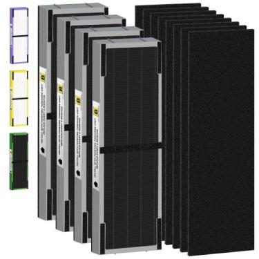 Imagem de Filtros HEPA para humo modelo B Pulluty FLT4825SM, paquete de 4+8