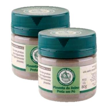 Imagem de Kit 2X: Pimenta do Reino Preta Companhia das Ervas 80g