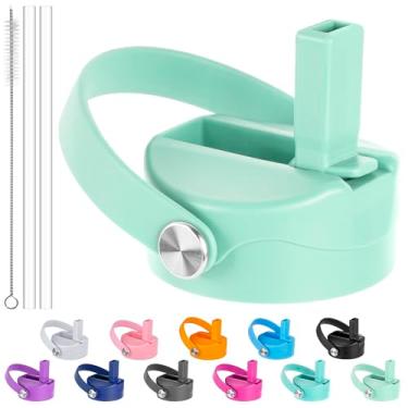 Imagem de Diumepo Tampa de canudo para Hydro Flask 12 16 18 20 32 garrafa de água de boca larga de 1,134 g, tampa de substituição para garrafas de água de boca larga de 340 a 1,8 g (Alpine)